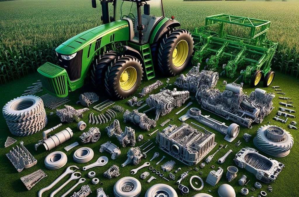 The future for legendary tractor manufacturer John Deere involves #3Dprinting of spare parts 🚜